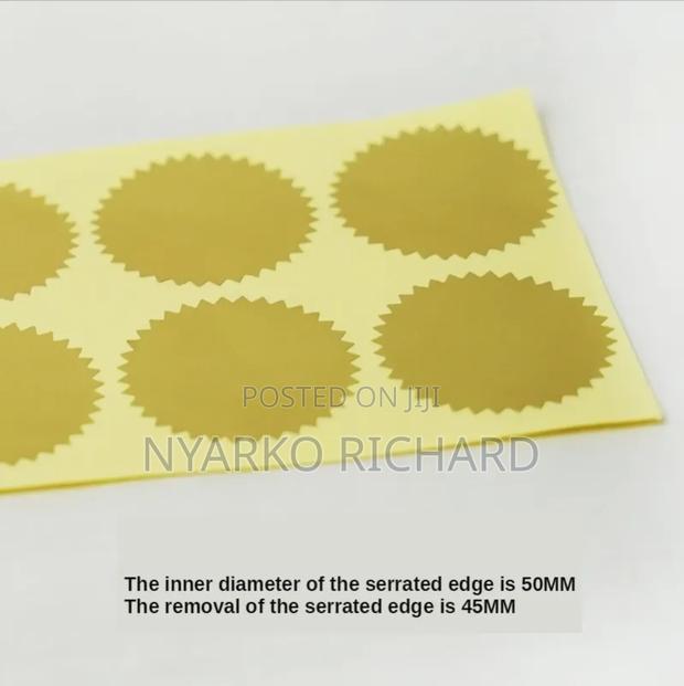 Seal Stickers Gold · Photo 1