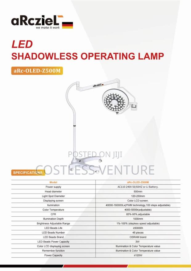 Arcziel Standing Led Operating Lamp (Arc-Oled-Z500m) · Photo 1