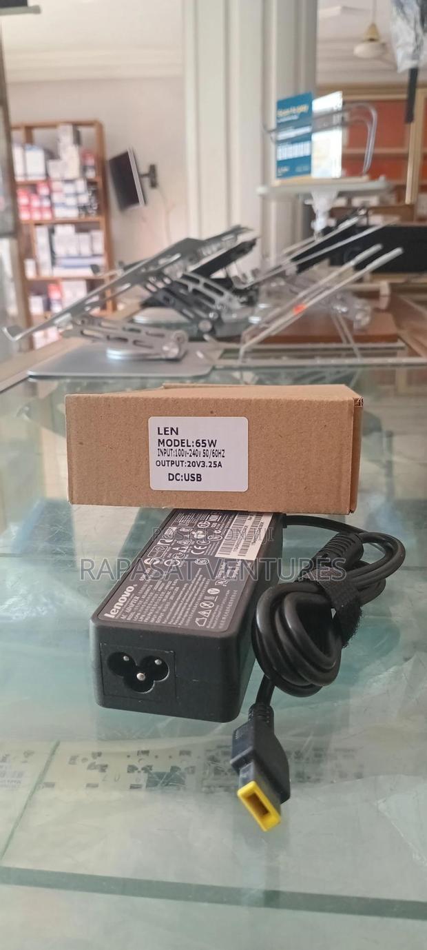 Lenovo 65w 20v 3.25a Adapter Usb Pin Charger · Photo 1