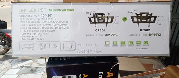 Full Motion Dual Arm Tv Wall Mount "40-80" · Photo 3