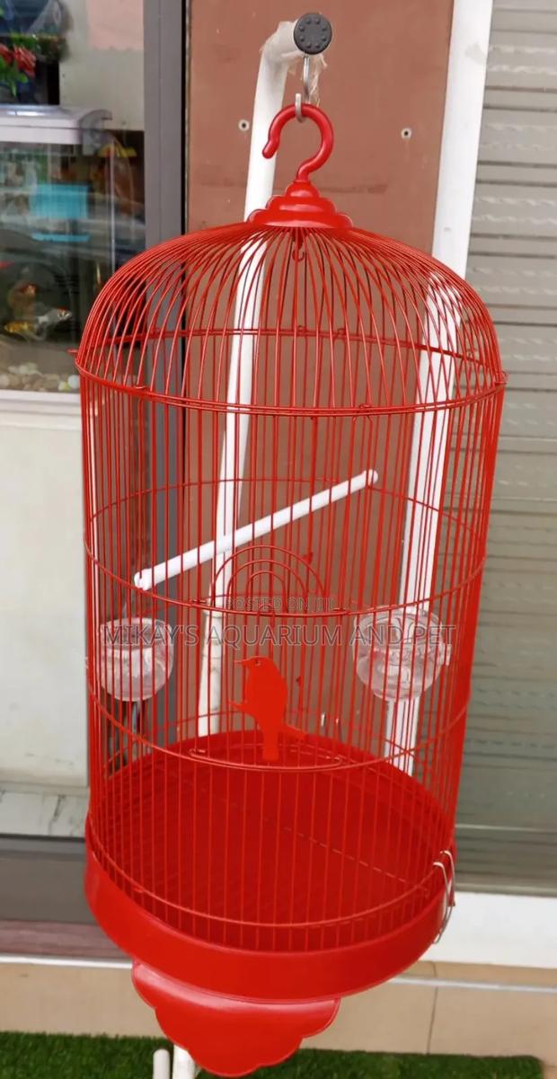 Portable Long Metal Bird Cage · Photo 1