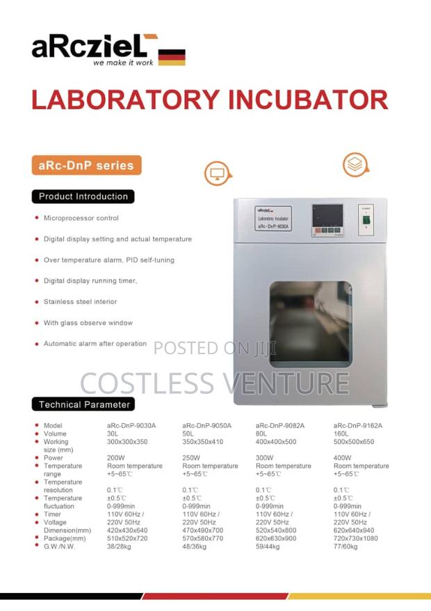 Arcziel Laboratory Incubator 30ltrs · Photo 1