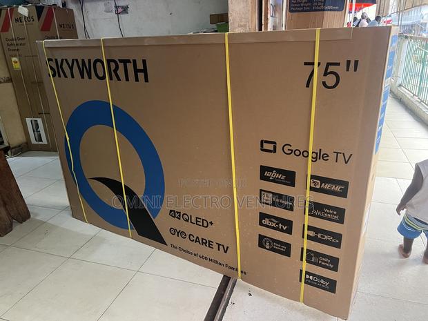 Brand New Skyworth 75” Qled Smart TV · Photo 1