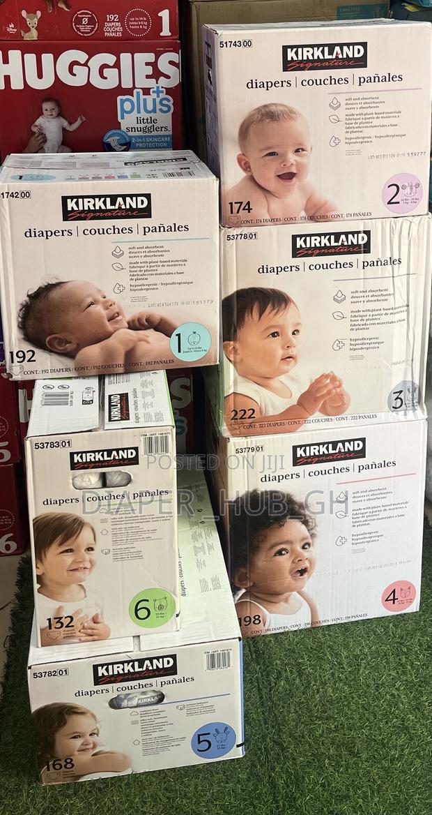 Kirkland Diapers Sizes 1-6 · Photo 1