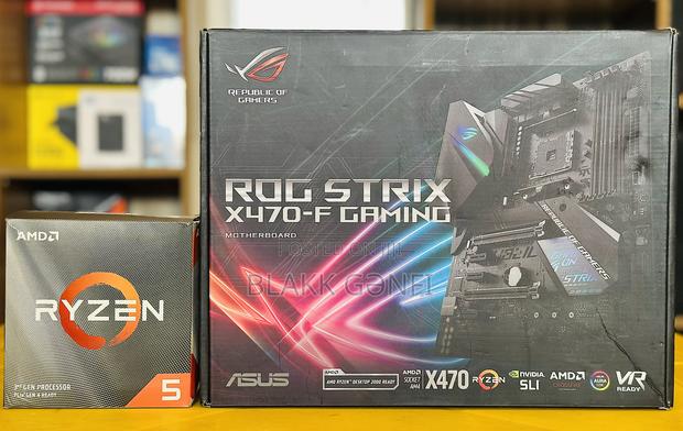 Ryzen 5 3600 Processor + Asus Strix X470 Motherboard · Photo 1