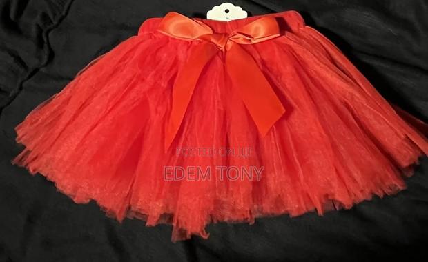 Fluffy Tutu Skirt for Kids( Red Green) · Photo 1
