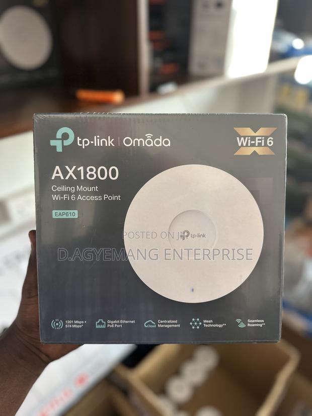 Tp Link Eap 610 Ax1800 Ceiling Mount Wi-Fi 6 Access Point · Photo 1