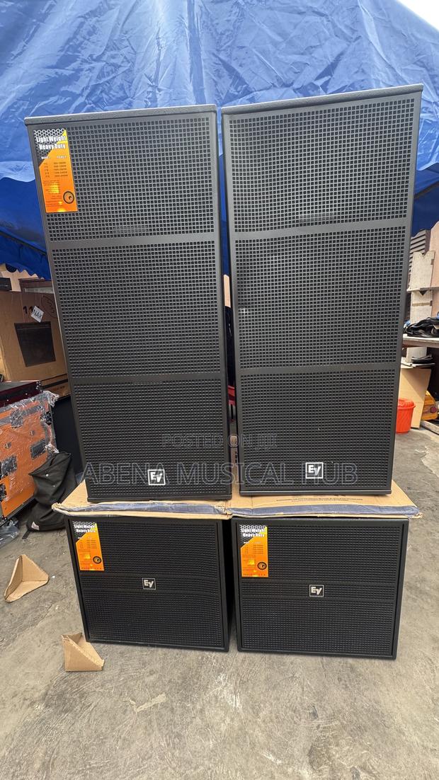 Ev Single Bass Speaker With Full Range Speaker and Complete Rack · Photo 3