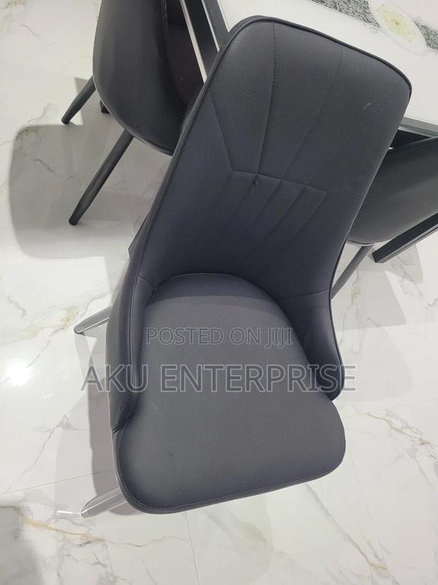 Dinning Chairs Black Leather With High Density Foam · Photo 1