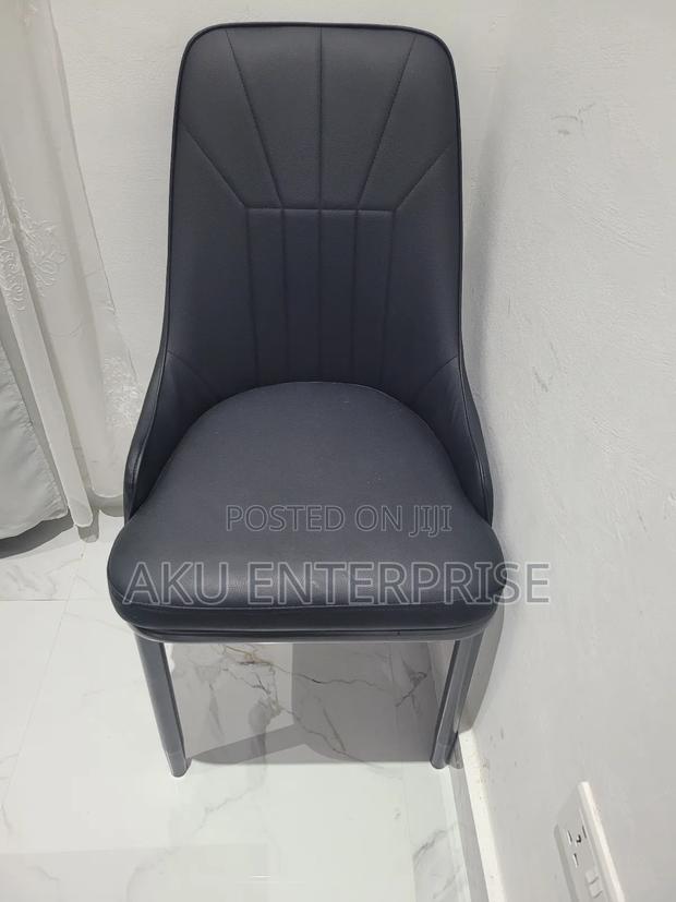 Dinning Chairs Black Leather With High Density Foam · Photo 2