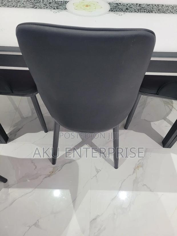 Dinning Chairs Black Leather With High Density Foam · Photo 3
