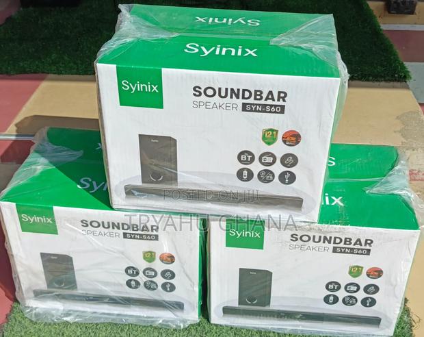 Syinix Syn-S60 2.1 Surround Soundbar for Smart TVS - Sound With Radio · Photo 1
