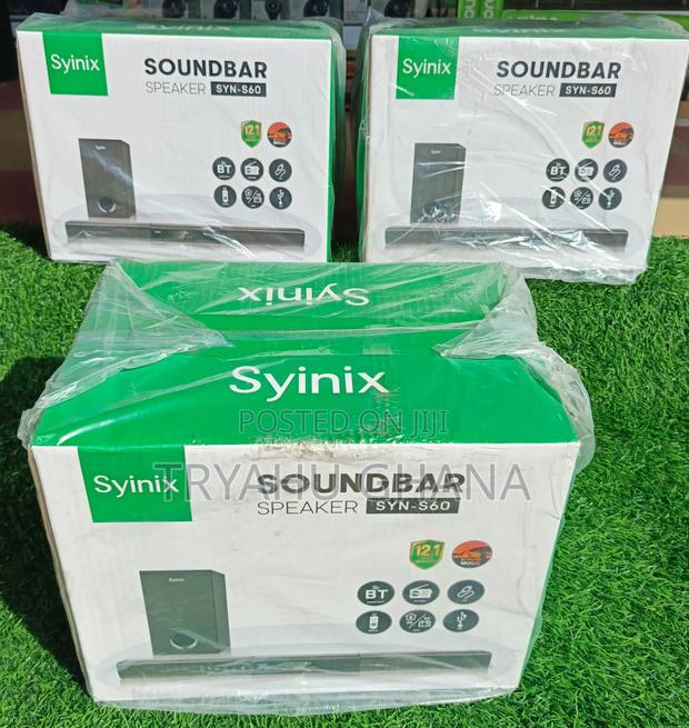Syinix Syn-S60 Soundbar With 5.25” Subwoofer for Deep Bass · Photo 2