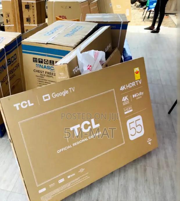 2025 Model TCL 55 Inch 55p6k Smart Uhd HDR Dled Tv · Photo 1