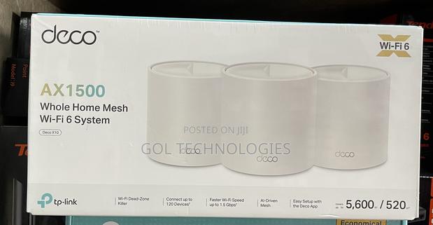 Tp-Link Deco Ax1500 Whole Home Mesh Wi-Fi 6 System Deco X10 (3-Pack) · Photo 2