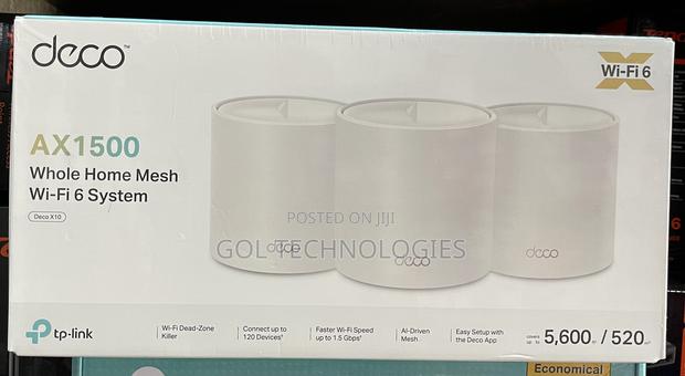 Tp-Link Deco Ax1500 Whole Home Mesh Wi-Fi 6 System Deco X10 (3-Pack) · Photo 1