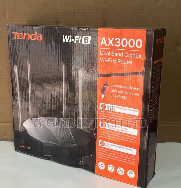 Tenda Ax3000 Dual Band Gigabit Wi-fi 6 Router Tx12 · Photo 2