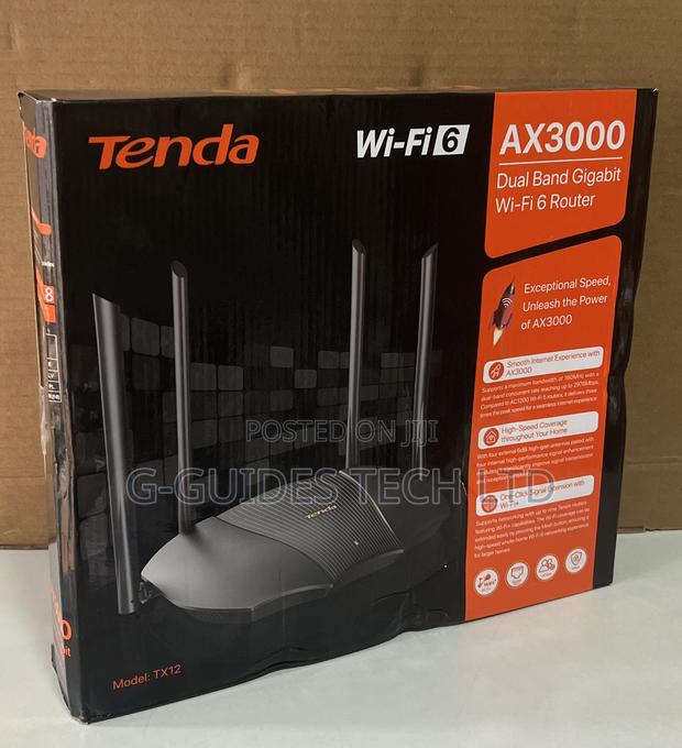 Tenda Ax3000 Dual Band Gigabit Wi-fi 6 Router Tx12 · Photo 4