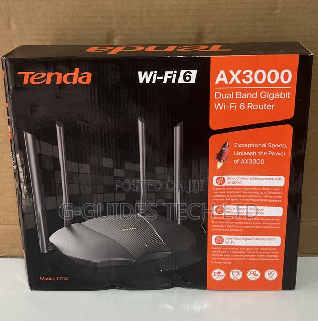 Tenda Ax3000 Dual Band Gigabit Wi-fi 6 Router Tx12 · Photo 5