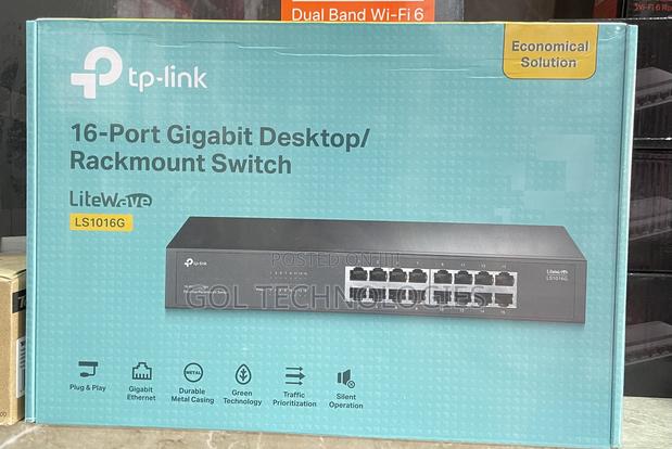Tp-Link 16-Port Gigabit Desktop/ Rackmount Switch Litewave Ls1016g · Photo 1
