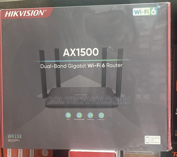 Ax1500 Dual-Band Gigabit Wi-Fi 6 Hikvision Wireless Router Wr15x · Photo 1