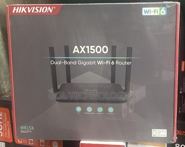 Ax1500 Dual-Band Gigabit Wi-Fi 6 Hikvision Wireless Router Wr15x · Photo 2