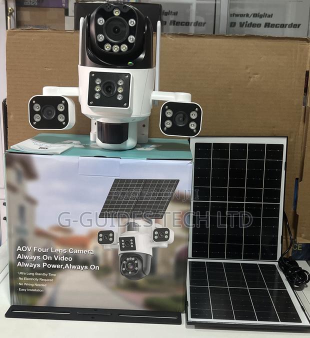 Aov 4g Solar PTZ Camera Four Lens 12mp, Aov 4g Solar 4-Lens Camera · Photo 3
