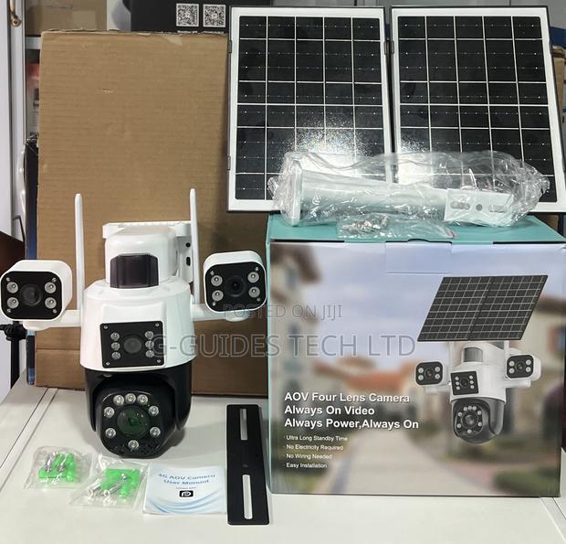 Aov 4g Solar PTZ Camera Four Lens 12mp, Aov 4g Solar 4-Lens Camera · Photo 7