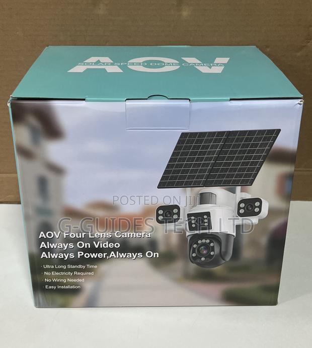 Aov 4g Solar PTZ Camera Four Lens 12mp, Aov 4g Solar 4-Lens Camera · Photo 2