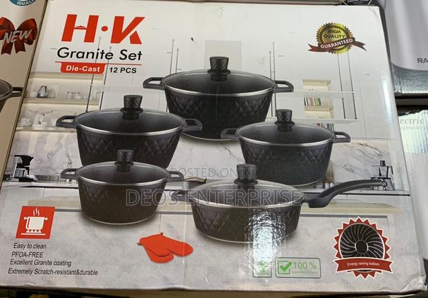 Elegant Red H.K. Non-Stick Kitchen Set · Photo 1