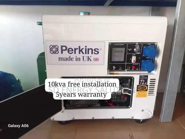 Generator With Brain Perkins 10kva 13000watts Diesel Perkins · Photo 1
