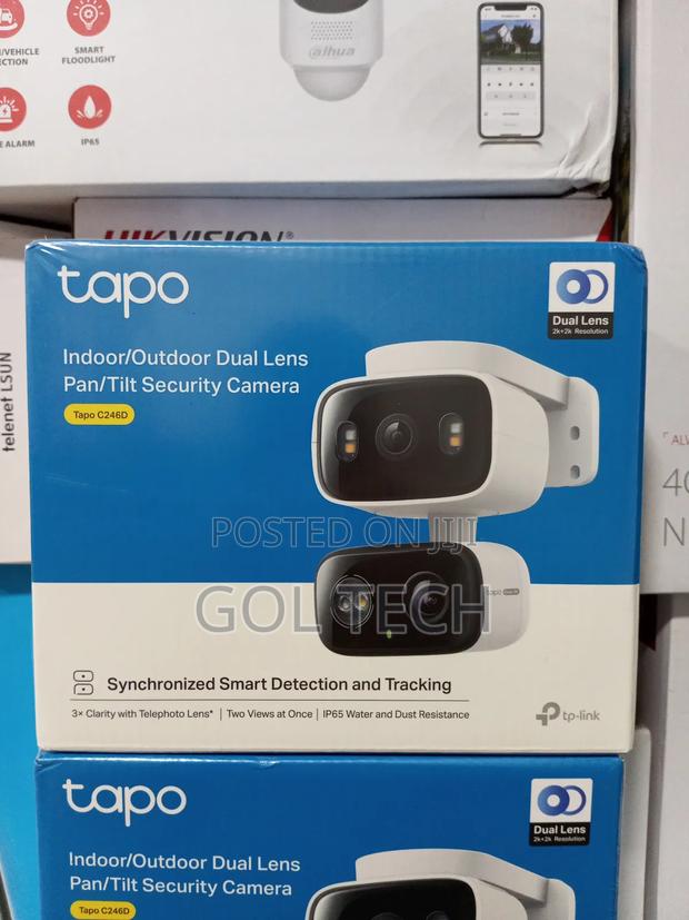 Tapo Indoor/Outdoor Dual Lens Pan/Tilt Security Camera C246 · Photo 1