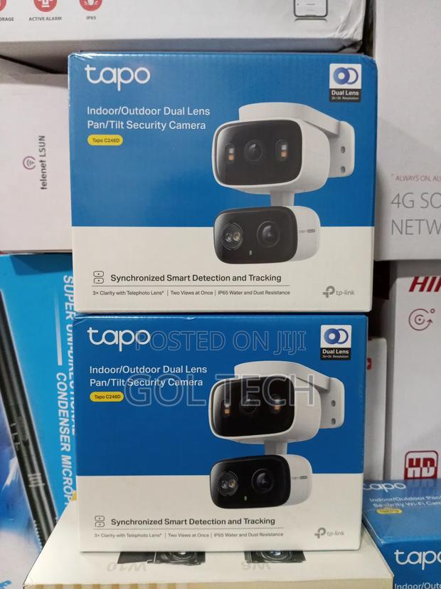 Tapo Indoor/Outdoor Dual Lens Pan/Tilt Security Camera C246 · Photo 2