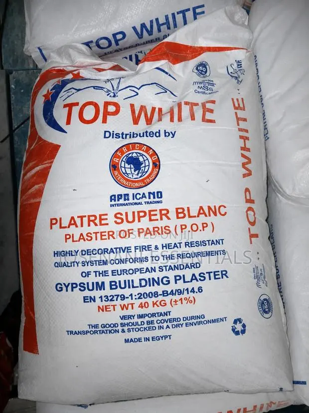 Top White POP Cement 40kg | Plaster of Paris · Photo 1