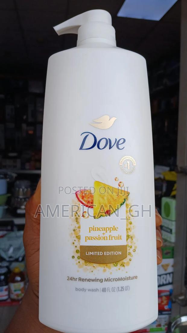 Dove Pineapple + Passion Fruit Body Wash, 1.2l · Photo 1