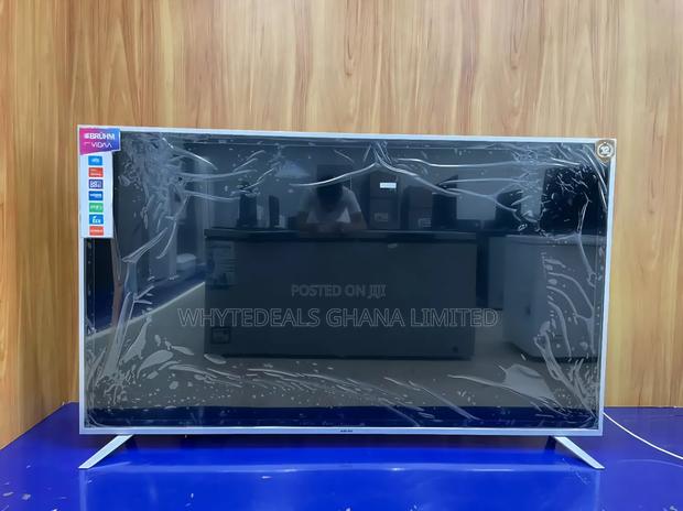 Qled Tv| Bruhm 55" Smart Android Tv| Voice-control| Bluetooth| Uhd 4k · Photo 1