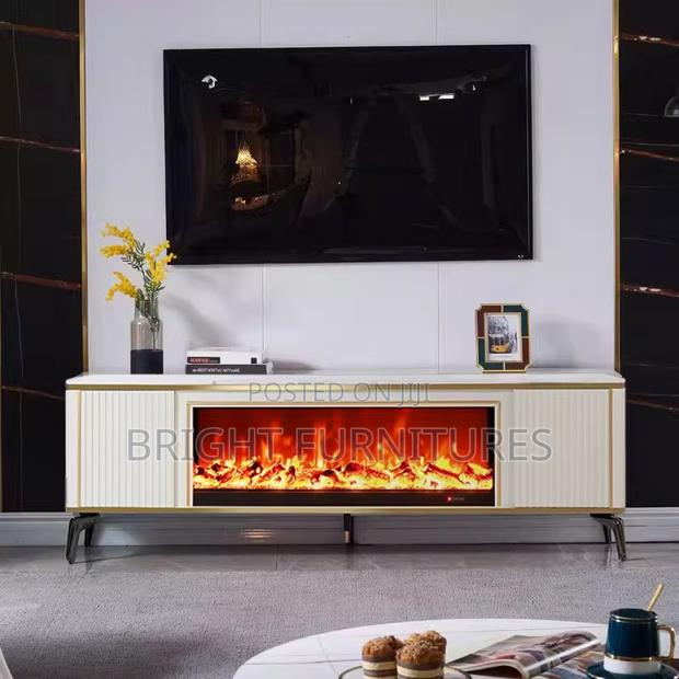 Electronic Flame Bluetooth Speaker Tv Stand · Photo 2