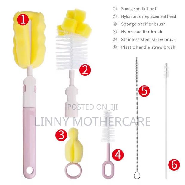 6-in-1 Baby Bottle Cleaning Brush Set · Photo 3