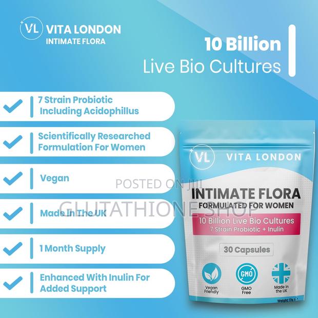 Intimate Flora Probiotics for Women | 10 Billion Live Bio Cultures · Photo 2