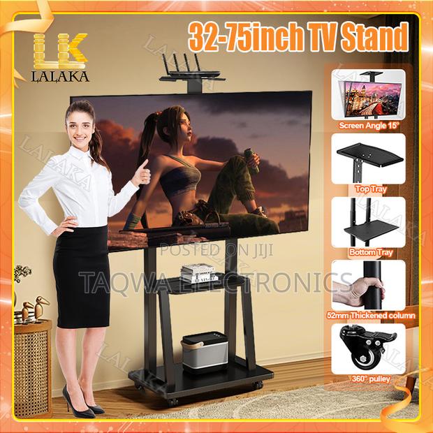 Confirmed Tv Cart;32-75 Inch Universal Mobile Tv Stand · Photo 1