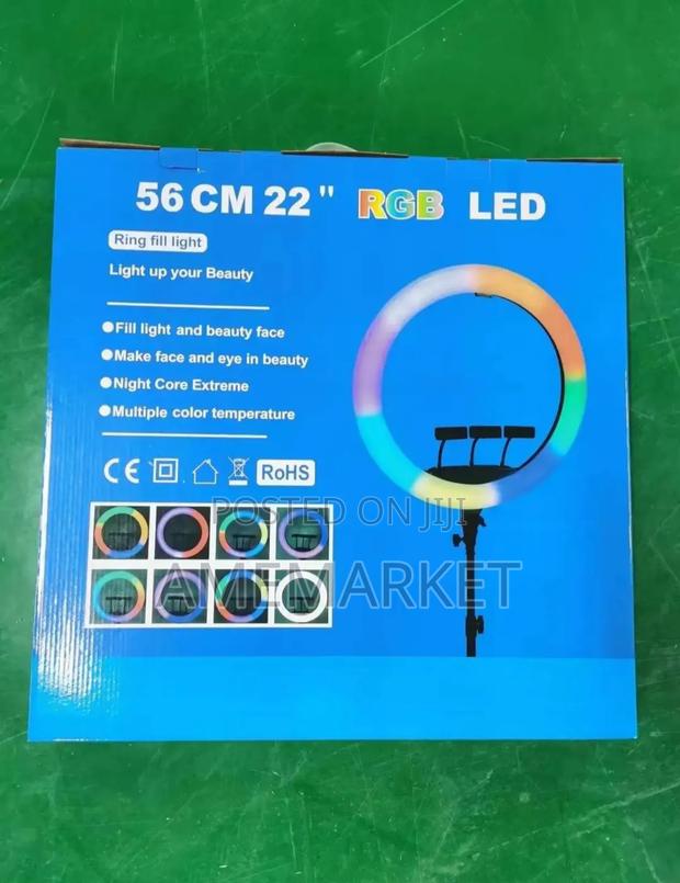 22-Inch RGB Ring Light for Professional Makeup, and Live Streaming · Photo 1