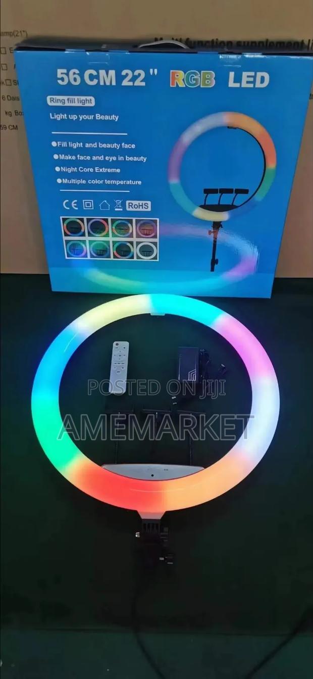 22-Inch RGB Ring Light for Professional Makeup, and Live Streaming · Photo 2