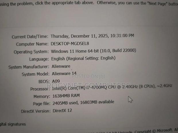 Laptop Alienware M15 r3 16GB Intel Core i7 SSD 256GB · Photo 5