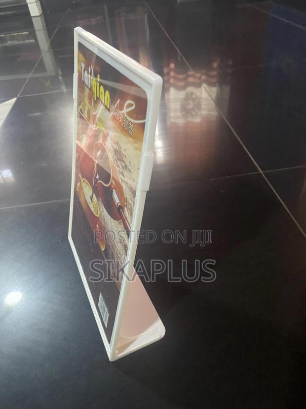 A4 Size L-Shaped Table Talker · Photo 2