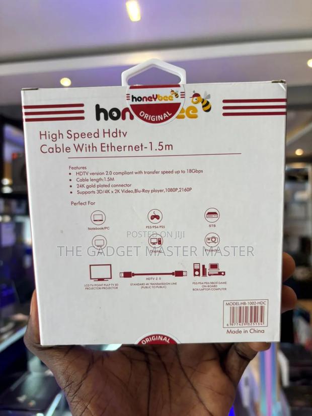 Honeybee Hdmi With Ethernet 1.5m Cable · Photo 2