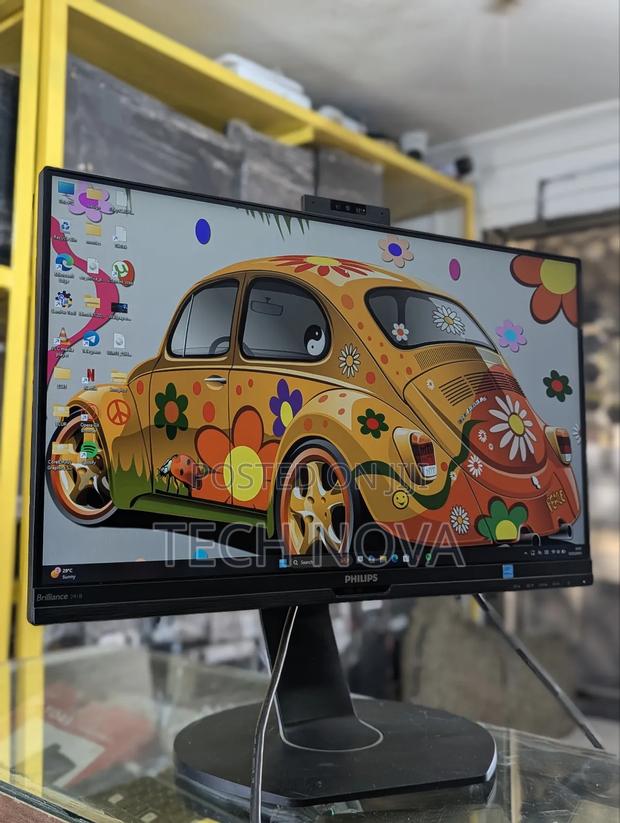 Philips 241b7q 24" Ips FHD 1080p Monitor - Hdmi Display Usb-C Webcam · Photo 3