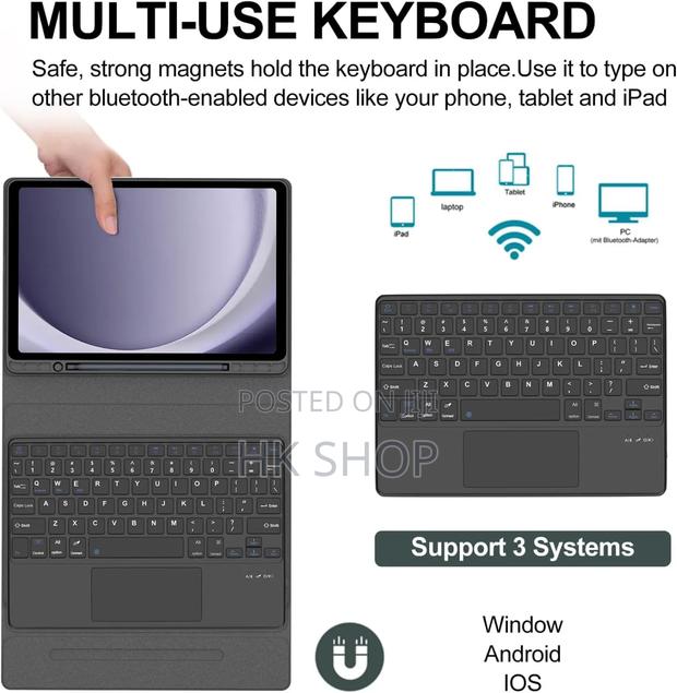 Samsung Galaxy Tab A11+ Plus Keyboard Case With Mouse · Photo 1