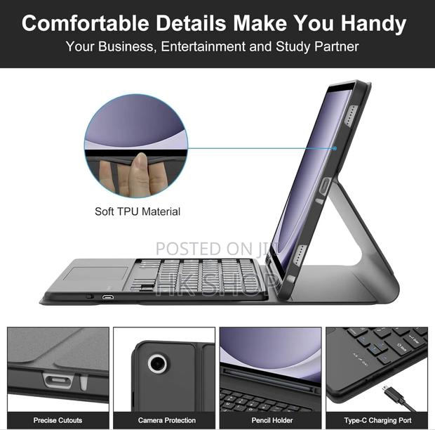 Samsung Galaxy Tab A11+ Plus Keyboard Case With Mouse · Photo 4