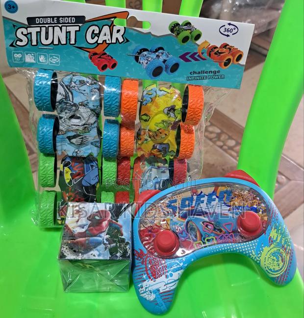 Mini Stunt Cars (4pcs), Cube and Water Game for Kids ( Price for All) · Photo 1