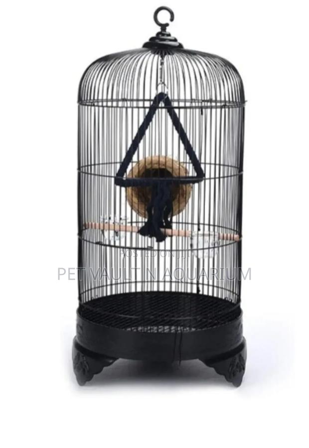 Conical Metallic Bird Cage · Photo 1